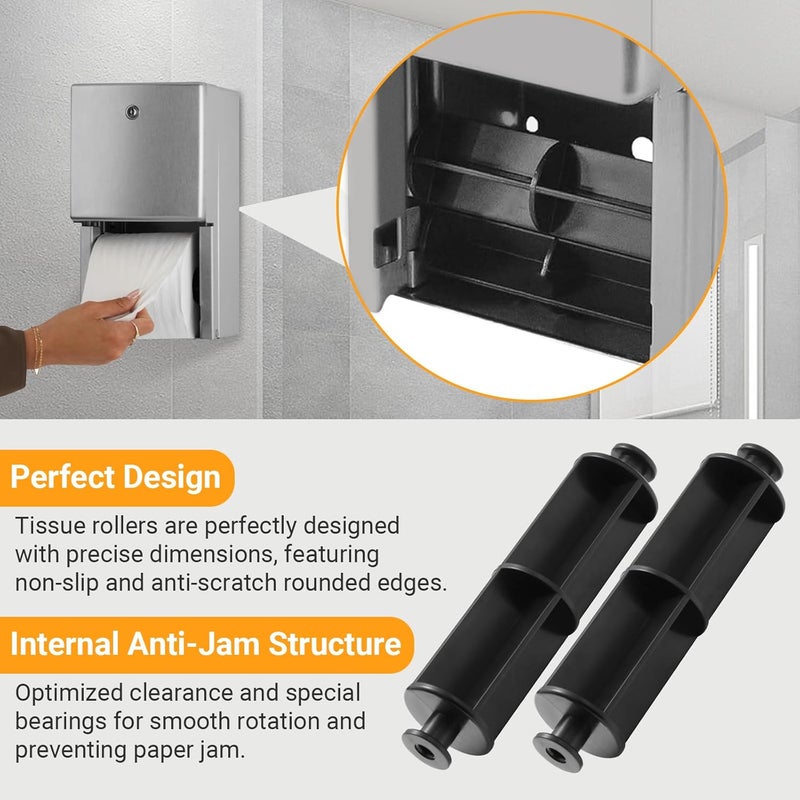 Shahn B-4288-9 Black Replacement Spindle Replacement for Bobrick Toilet Paper Tissue dispensers Spindle Compatible with Classic and Contura Series Dispensers B-2888, B-4288,B-4388 (2 pcs) - Image 5